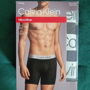 Calvin Klein Men's Microfiber Boxer Briefs Pack of 3
